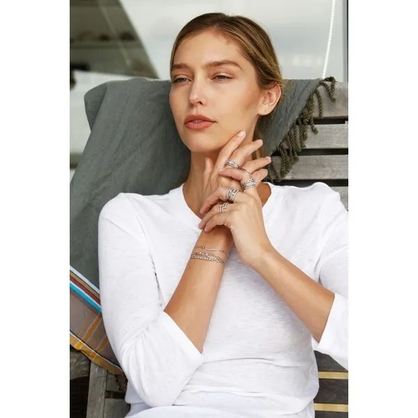 Sterling Silver Diamond Bracelet Image 4 Whalen Jewelers Inverness, FL