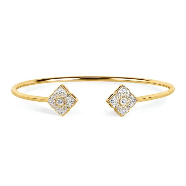 14k Yellow Gold Diamond Bracelet Beckman Jewelers Inc Ottawa, OH