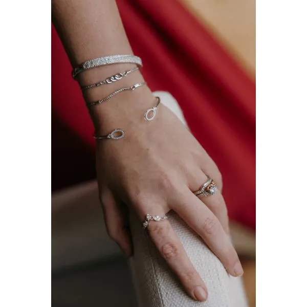 14k White Gold Diamond Bracelet Image 2 Beckman Jewelers Inc Ottawa, OH