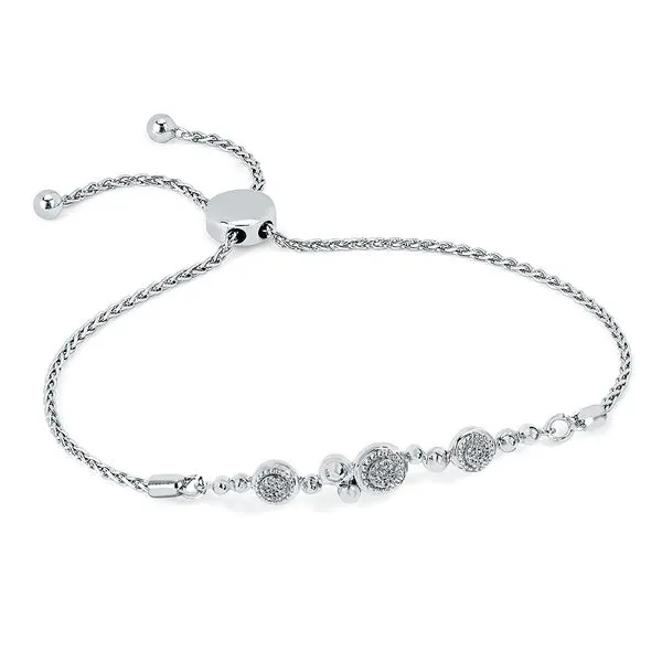 Sterling Silver Diamond Bracelet Ellsworth Jewelers Ellsworth, ME