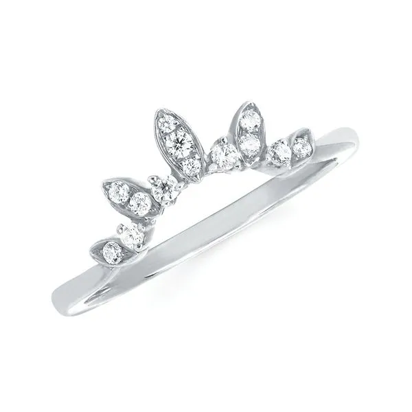 14k White Gold Wrap Ring Woelk's House of Diamonds Russell, KS