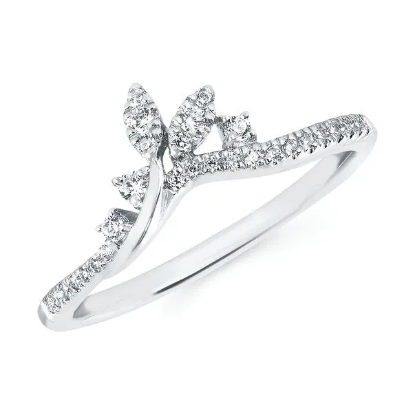 14k White Gold Wrap Ring Pfaff Jewelers Grandville, MI