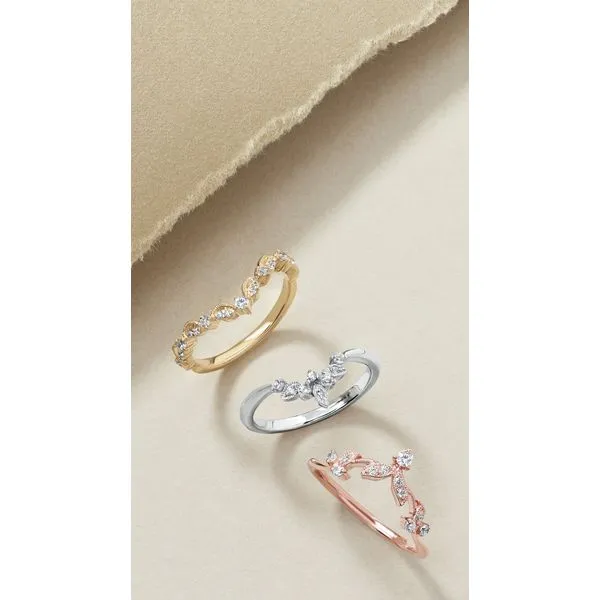 14k White Gold Wrap Ring Image 2 Whalen Jewelers Inverness, FL
