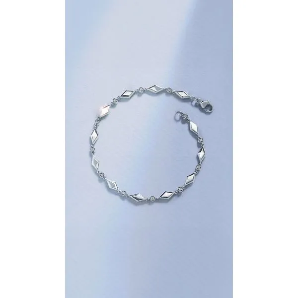 Sterling Silver Diamond Bracelet Image 3 Pfaff Jewelers Grandville, MI