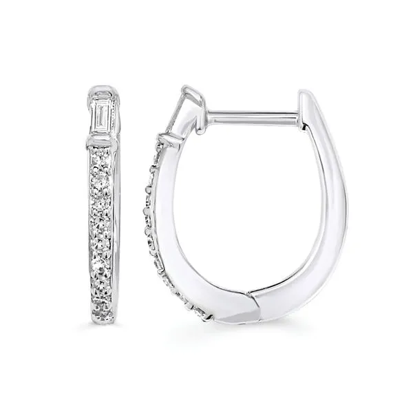 Sterling Silver Diamond Earrings Richard's Jewelry Berne, IN