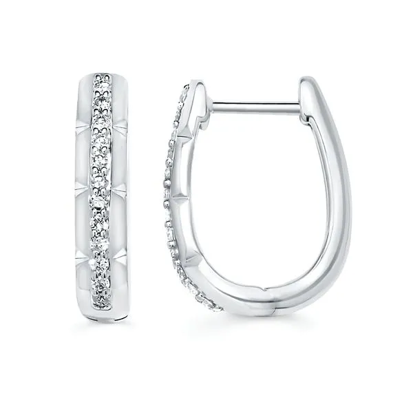 Sterling Silver Diamond Earrings Beckman Jewelers Inc Ottawa, OH