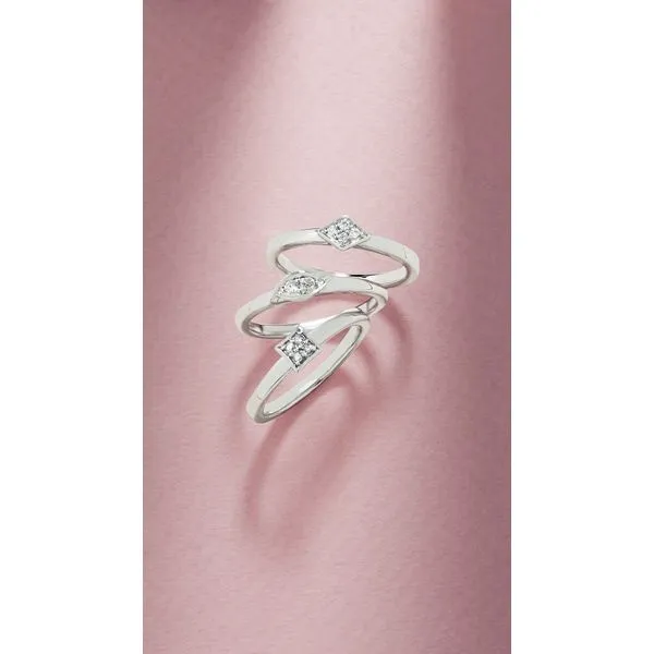 Sterling Silver Diamond Ring Image 4 Whalen Jewelers Inverness, FL