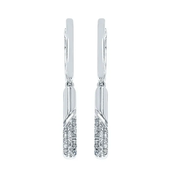 Sterling Silver Diamond Earrings Jim's Jewelers Tyler, TX