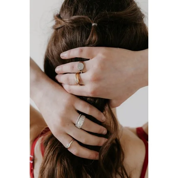 Sterling Silver Diamond Ring Image 4 J. Meredith Jewelers Delafield, WI