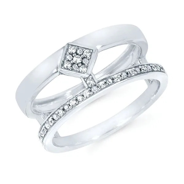 Sterling Silver Diamond Ring Woelk's House of Diamonds Russell, KS