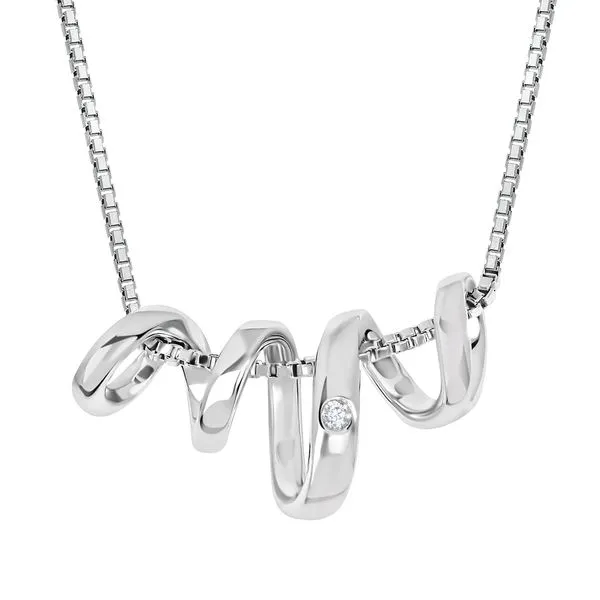 Sterling Silver Diamond Pendant Pfaff Jewelers Grandville, MI