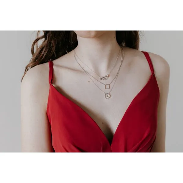 Sterling Silver Diamond Pendant Image 4 Pfaff Jewelers Grandville, MI