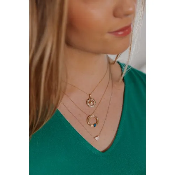 Sterling Silver Diamond Pendant Image 4 Pfaff Jewelers Grandville, MI