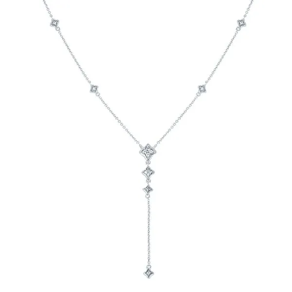 Sterling Silver Diamond Pendant Long Jewelers Chesapeake, VA