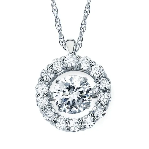 14k White Gold Diamond Pendant J. Meredith Jewelers Delafield, WI