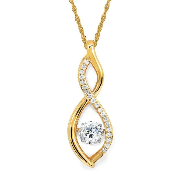 14k Yellow Gold Diamond Pendant Pfaff Jewelers Grandville, MI