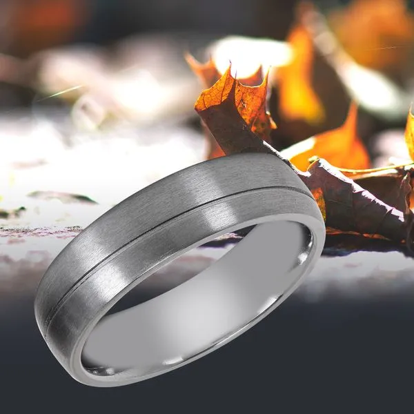 Tantalum Men's Wedding Band Image 3 Pfaff Jewelers Grandville, MI