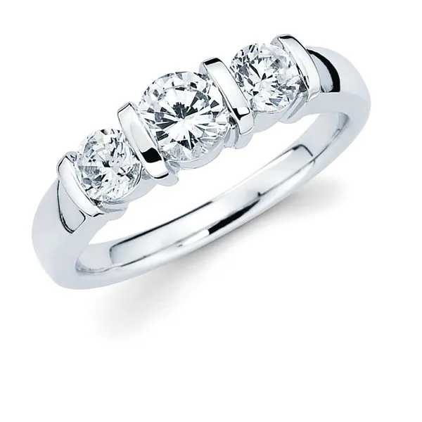 14k White Gold Anniversary Ring Pfaff Jewelers Grandville, MI
