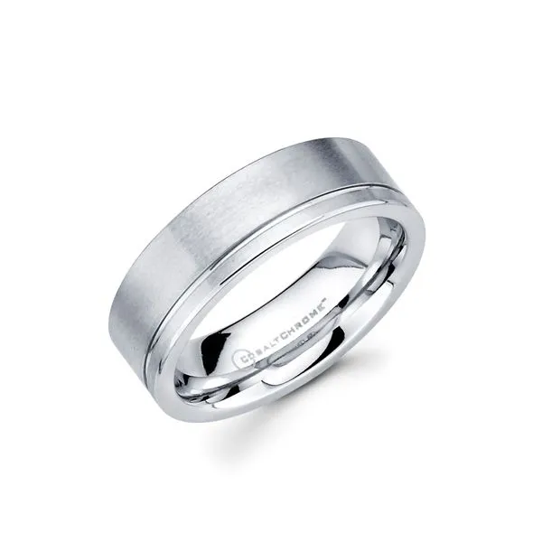 Cobalt Chrome Men's Wedding Band Pfaff Jewelers Grandville, MI