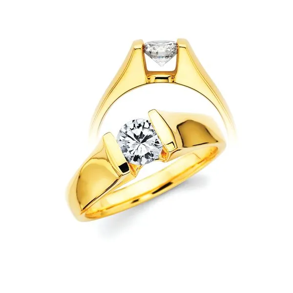 14k White Gold Engagement Ring Long Jewelers Chesapeake, VA