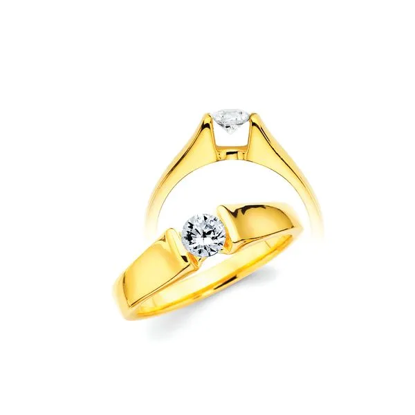 14k Yellow Gold Bridal Set Woelk's House of Diamonds Russell, KS