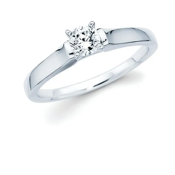 14k White Gold Engagement Ring Richard's Jewelry Berne, IN