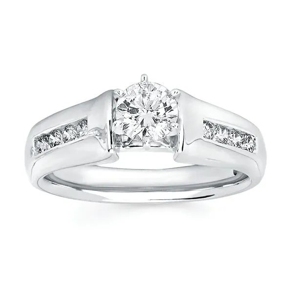 14k White Gold Bridal Set Image 2 Pfaff Jewelers Grandville, MI