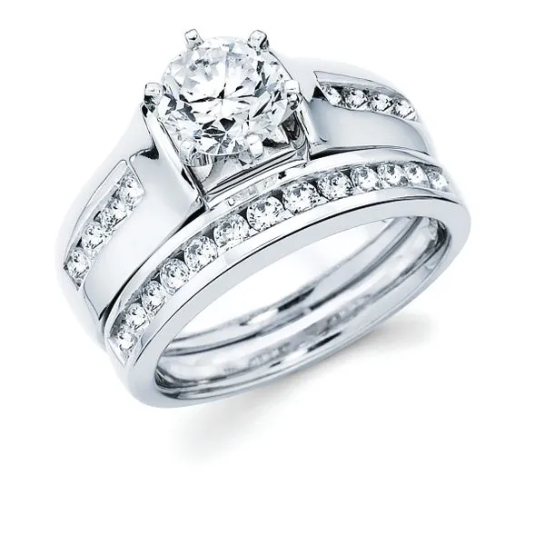 14k White Gold Bridal Set Pfaff Jewelers Grandville, MI