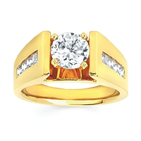 14k Yellow Gold Bridal Set Image 2 Whalen Jewelers Inverness, FL