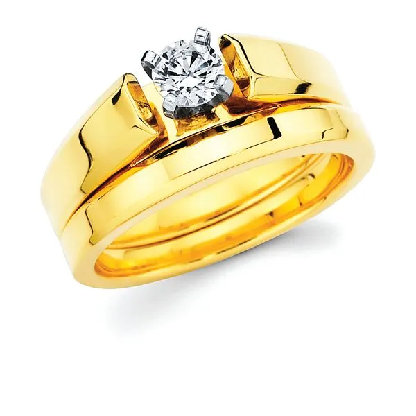 14k Yellow Gold Bridal Set Scirto's Jewelry Lockport, NY
