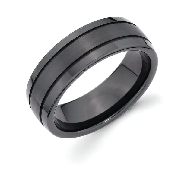 Ceramic Men's Wedding Band J. Garett Jewelers Wilmington, NC