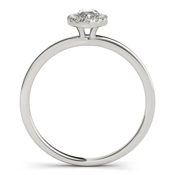 Platinum Halo Engagement Ring Image 2 Root Jewelers Medford, OR