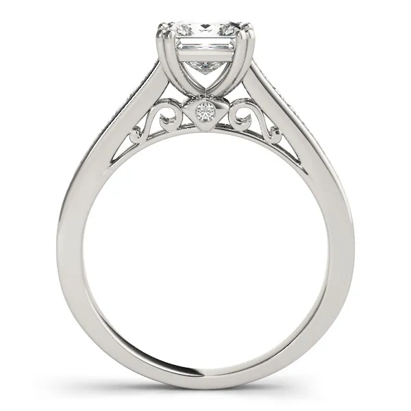 18K White Gold Engagement Ring Image 2 Root Jewelers Medford, OR