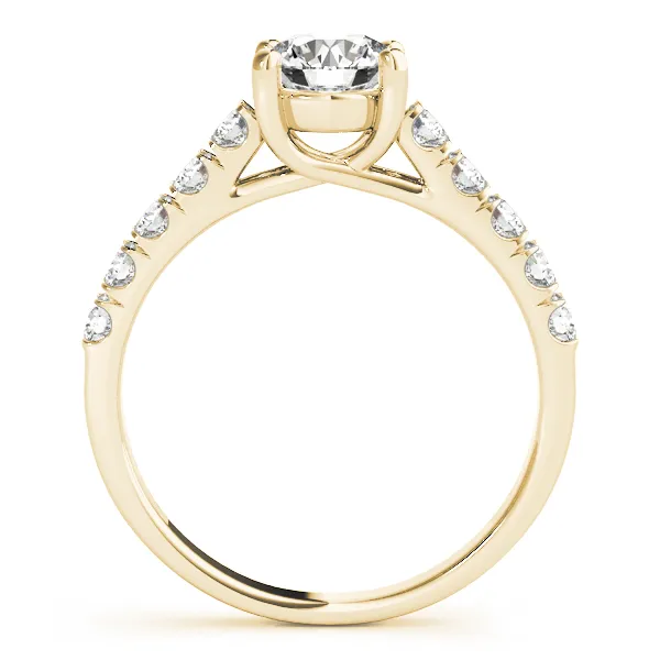 18K Yellow Gold Trellis Engagement Ring Image 2 Score's Jewelers Anderson, SC