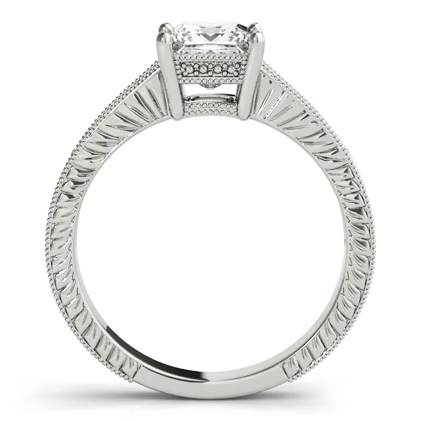 Platinum Antique Engagement Ring Image 2 Midtown Diamonds Reno, NV