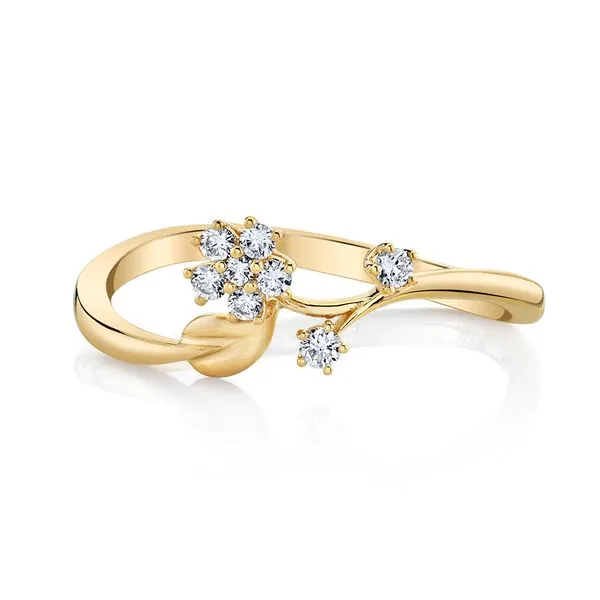 Lyria Leaves Band Image 2 Studio D Jewelers Woodstock, IL