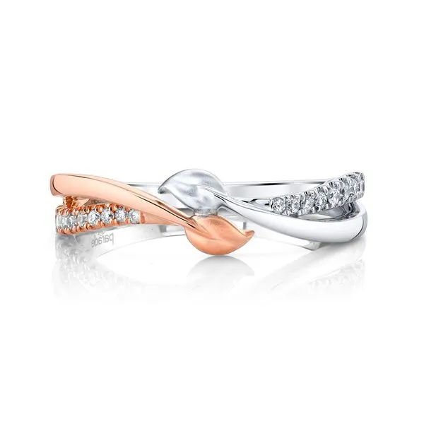 Lyria Leaves Band Image 4 Studio D Jewelers Woodstock, IL