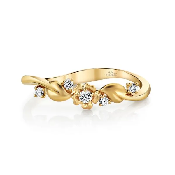 Lyria Leaves Band Image 2 Studio D Jewelers Woodstock, IL