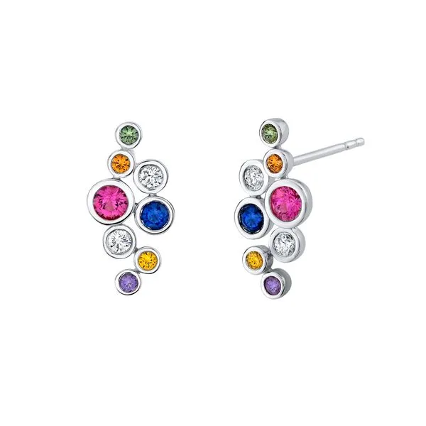 Parade In Color Earring Image 4 Studio D Jewelers Woodstock, IL