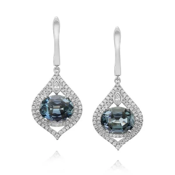 Platinum Tanzanite Earrings Clater Jewelers Louisville, KY