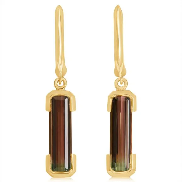 Yellow Gold Tourmaline Earrings Smith Jewelers Franklin, VA