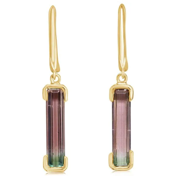 Yellow Gold Tourmaline Earrings Clater Jewelers Louisville, KY