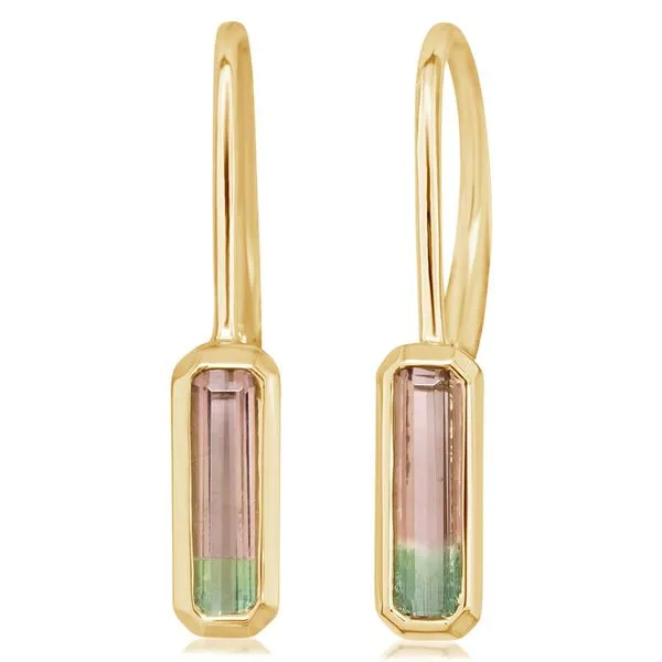 Yellow Gold Tourmaline Earrings Studio D Jewelers Woodstock, IL