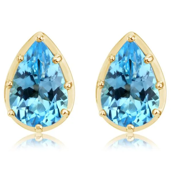 Yellow Gold Topaz Earrings Clater Jewelers Louisville, KY