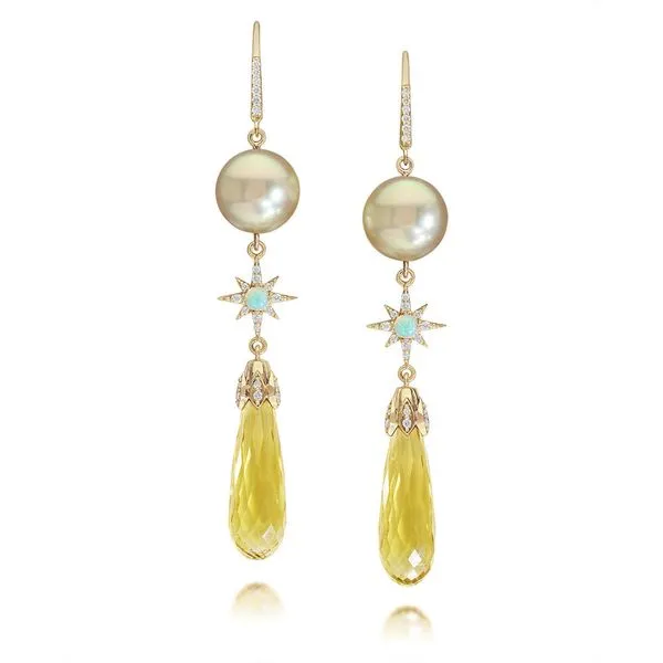 Yellow Gold Yellow Beryl Earrings Clater Jewelers Louisville, KY