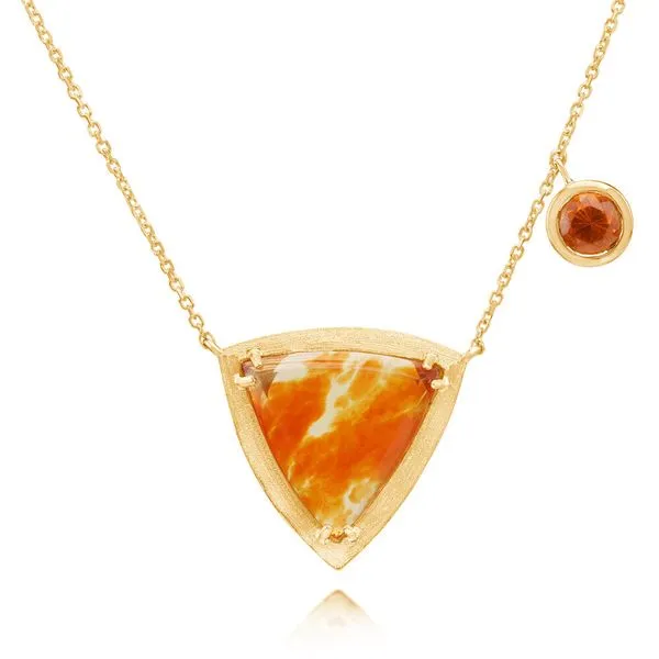 Yellow Gold Opal Necklace Arthur's Jewelry Bedford, VA