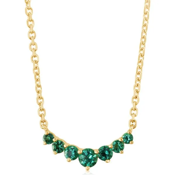 Yellow Gold Emerald Necklace Gold Mine Jewelers Jackson, CA