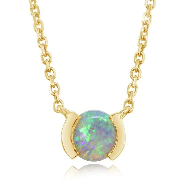 Rose Gold Calibrated Light Opal Necklace Daniel Jewelers Brewster, NY