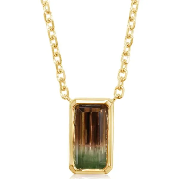 Yellow Gold Tourmaline Necklace Studio D Jewelers Woodstock, IL