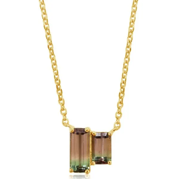 Yellow Gold Tourmaline Necklace Rick's Jewelers California, MD